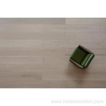 Engineered smoked oak parquet flooring